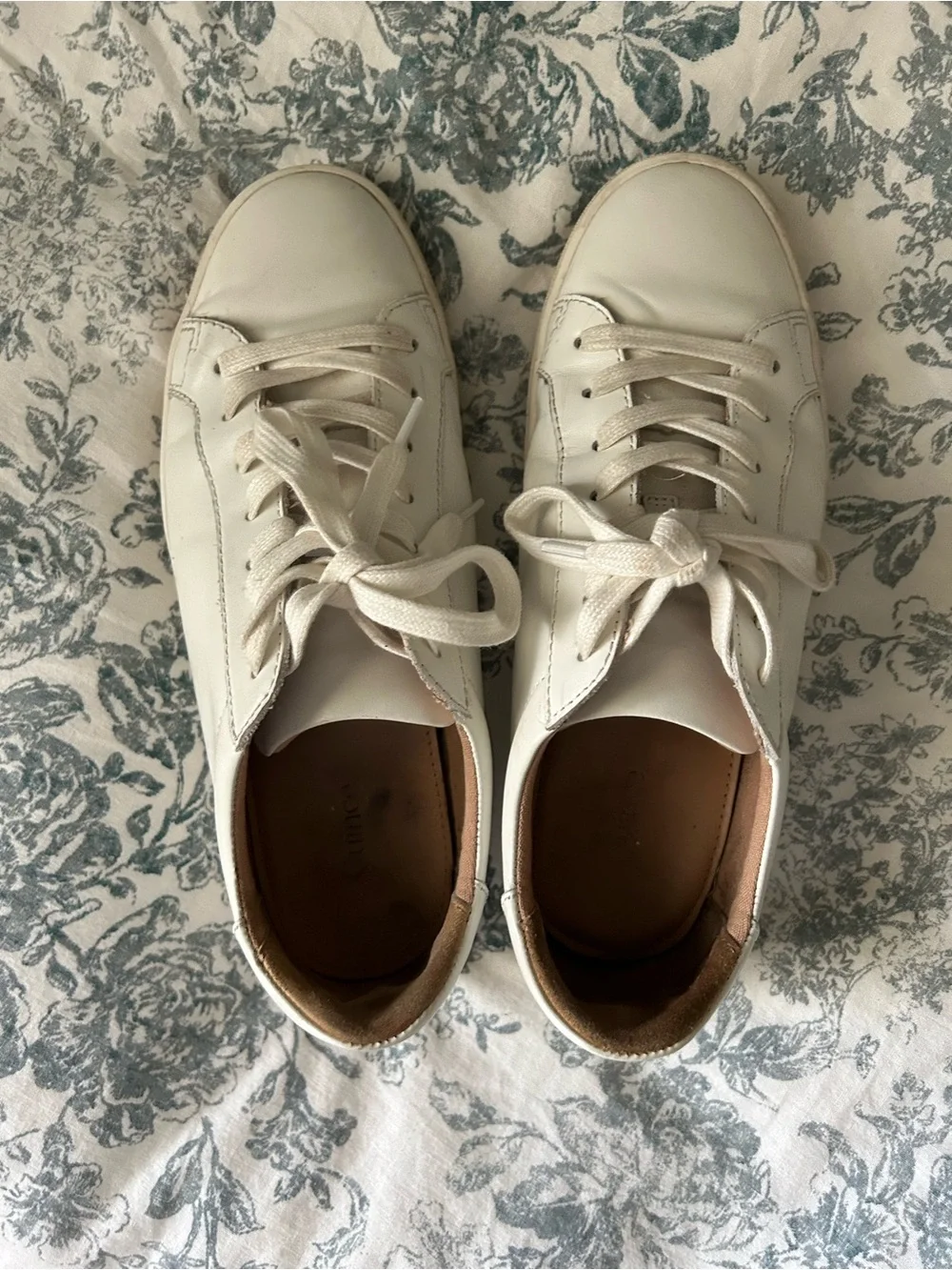 Quince White Italian Leather Low-Top Sneakers
